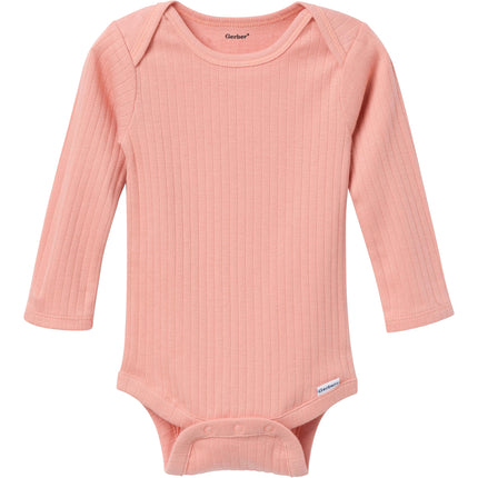 Gerber Unisex Baby Multi-pack Onesies Bodysuits (Short and Long Sleeve), Garden Floral, Newborn