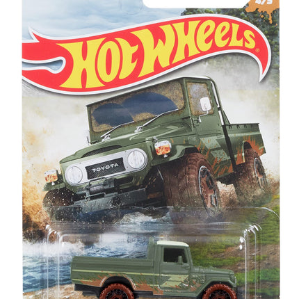 Hot Wheels 2022 - Toyota Land Cruiser - Vehículos Todoterreno con Lodo 4/5 [Verde]