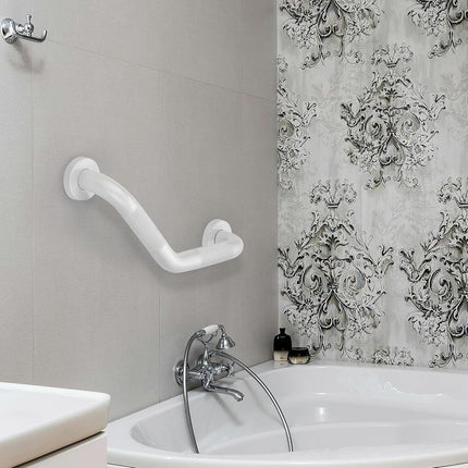 Grab Bars for Shower, 1 Pack, 16 Inch Angled Anti-Slip, White