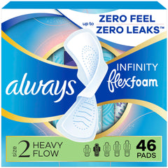Always Infinity Feminine Pads For Women, Size 5 Ex