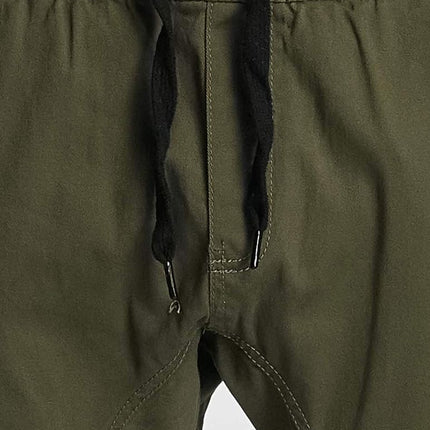 Southpole Men's Basic Stretch Twill Jogger Pants-Reg and Big & Tall Sizes, Olive, X-Large