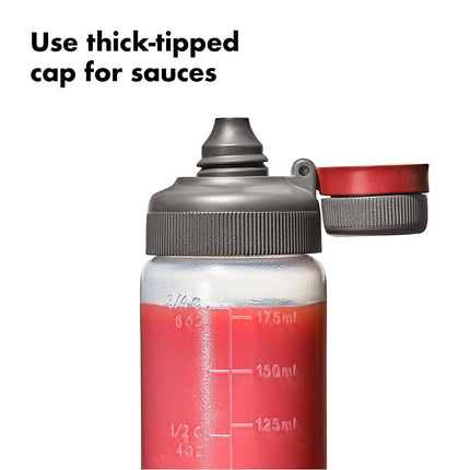 Ensemble de trois bouteilles souples étanches OXO Outdoor, 177 ml