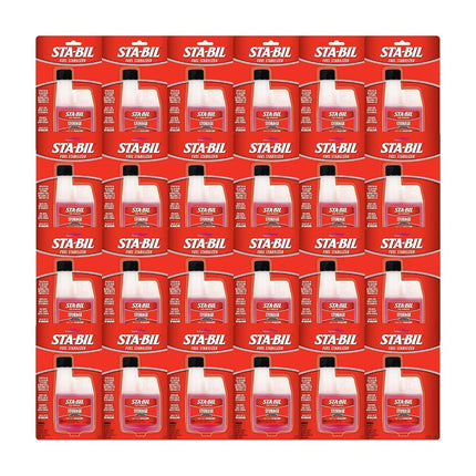 STA-BIL Storage Fuel Stabilizer | Keeps Fuel Fresh for 24 Months, Prevents Corrosion, Gasoline Treatment Additive that Protects System, Gas Stabilizer for Storage, 4 oz (24 Pack)