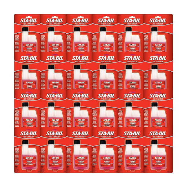 STA-BIL Storage Fuel Stabilizer | Keeps Fuel Fresh for 24 Months, Prevents Corrosion, Gasoline Treatment Additive that Protects System, Gas Stabilizer for Storage, 4 oz (24 Pack)