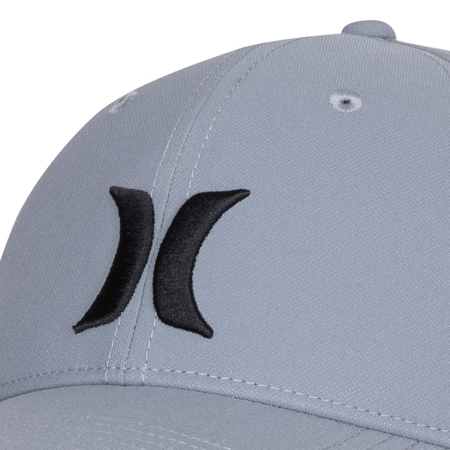 Hurley Unisex-Child Baseball Hat, Cool Grey/Black, One Size