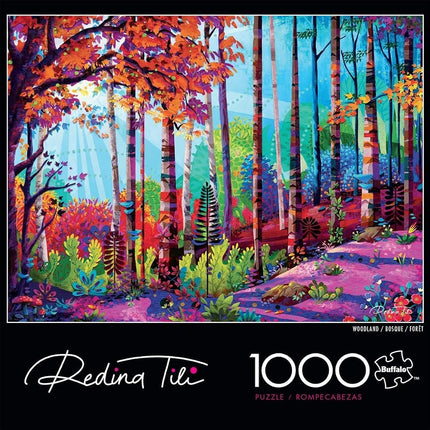 Buffalo Games - Redina Tili - Woodland - 1000 Piece Jigsaw Puzzle for Adults - Challenging Puzzle Perfect for Game Nights - Finished Size is