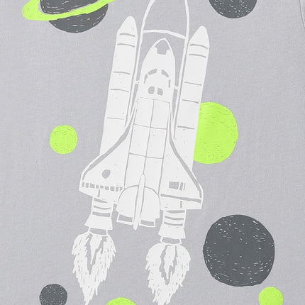 The Children's Place T-shirts graphiques à manches courtes « School Days » pour garçons et tout-petits, multipacks, lot de 3 pour la rentrée en maternelle, 4T