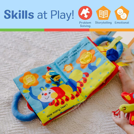 Melissa & Doug K'S Kids My First Activity Book 8-Page Soft Book for Babies & Toddlers