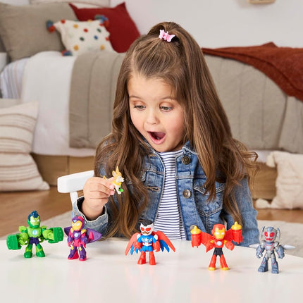 Marvel Iron Man and His Awesome Friends Iron Armor Figure Pack, Clip-On Armour Pieces, Poseable Collectable Toy, Superhero Role-Play Fun for Kids Fans