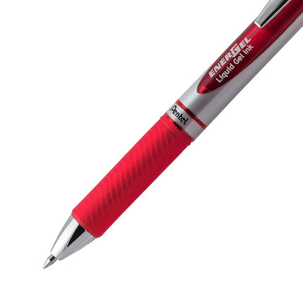 EnerGel RTX Retractable Liquid Gel Pen Medium Line 2/Pkg-Red