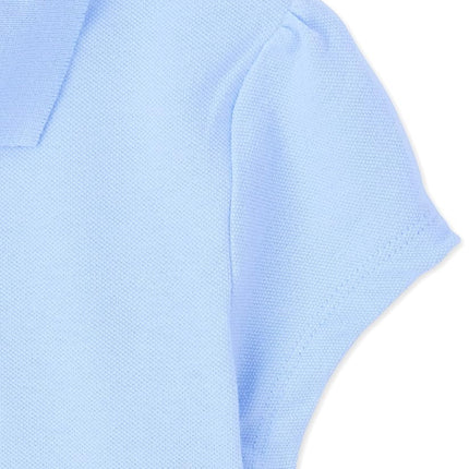 Lot de 2 polos piqués à manches courtes et volants pour filles The Children's Place, lot de 2 Daybreak, taille M