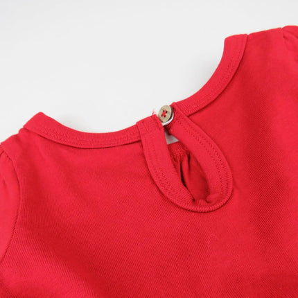 HonestBaby Fashion Outfit Sets Tops and Bottoms 100% Organic Cotton for Baby and Toddler Girls, Mini Chester, 6-9 Months