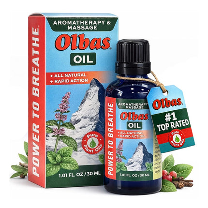 Olbas - Aromatherapy & Massage Oil - 1.01 fl. oz.