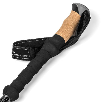 Cascade Mountain Tech Trekking Poles - Carbon Fiber Walking or Hiking Sticks with Quick Adjustable Locks (Set of 2)