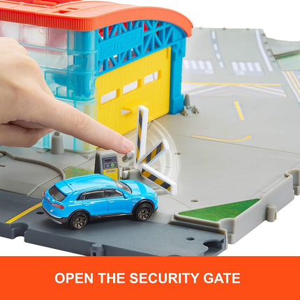 Matchbox Takeoff Adventure Airport Set with Toy Audi & Plane