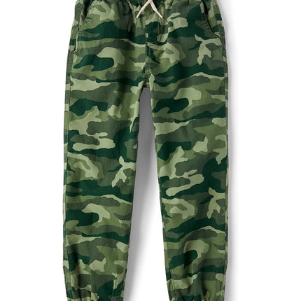 The Children's Place Boys' Woven Stretch Pull on Jogger Pants, Greenwich, 14