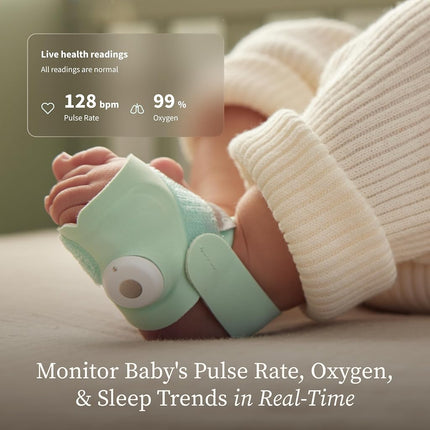 Owlet Dream Sock® - Smart Baby Monitor - Track Live Pulse (Heart) Rate, Oxygen in Infants