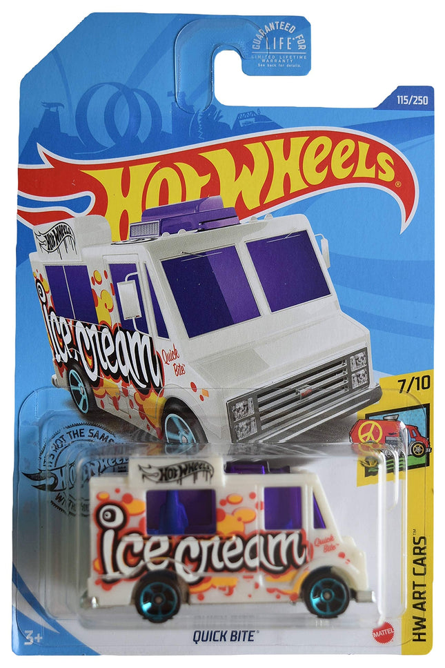 Hot Wheels Quick Bite, [White] 115/250 Art Cars 7/