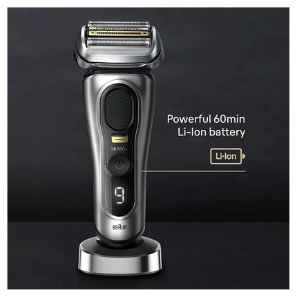 Braun Series 9 9517s PRO+ Electric Razor for Men, 5 Pro Shave Elements & Precision Long Hair ProTrimmer, Charging Stand, Braun�s Best for Smooth Skin, Wet & Dry Electric Razor with 60min Runtime