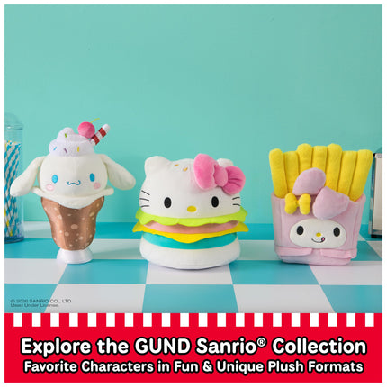 GUND Sanrio Pochacco Plush, Puppy Stuffed Animal for Ages 1 and Up, White/Red, 6�