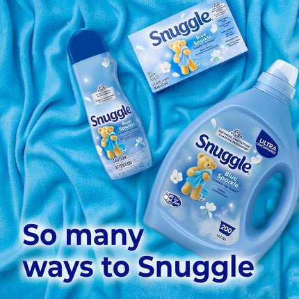 Snuggle Liquid Fabric Softener, 2X Concentrated, Blue Sparkle, 200 Loads, 80 fl. oz.