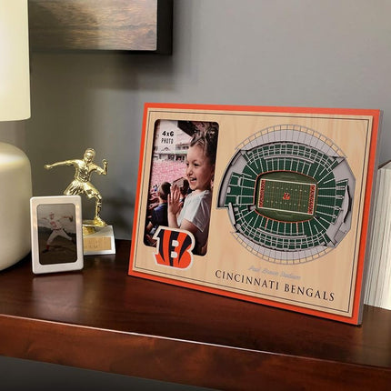 YouTheFan NFL Cincinnati Bengals 3D StadiumViews Picture Frame