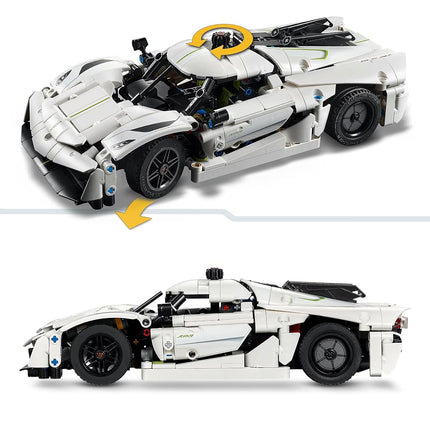 LEGO KOENIGSEGG JESKO ABSOLUT WHITE HYPERCAR