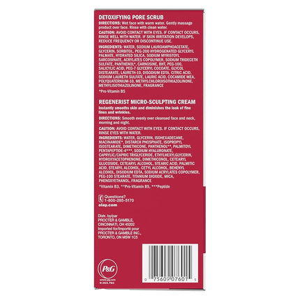 Olay Regenerist Advanced Anti-Aging Cleanser and Moisturizer Duo Pack