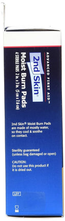 Spenco 2nd Skin Moist Burn Pads, Medium (2 x 3 Inches), 4-Count