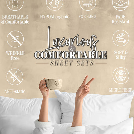 Elegant Comfort 4-Piece Moroccan Trellis Print Sheet Set, Super Cozy, Fade Resistant, 1500 Thread Count, Deep Pocket Fitted Sheet with Smart Pockets, Moroccan Trellis Sheet Set, Twin XL, Neon Orange
