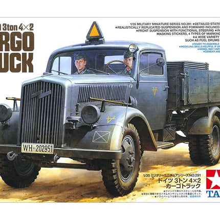 Tamiya German 3 Ton 4X2 Cargo Truck Model