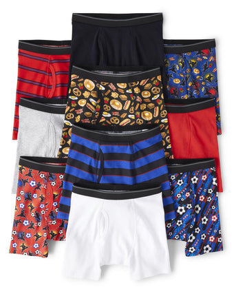 The Children's Place Boys' Cotton Boxer Briefs Und