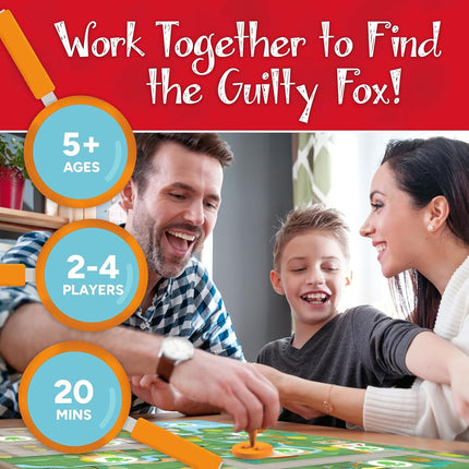 Gamewright | Outfoxed! Game | Board Game | Ages 5+ | 2-4 Players | 20 Minutes Playing Time