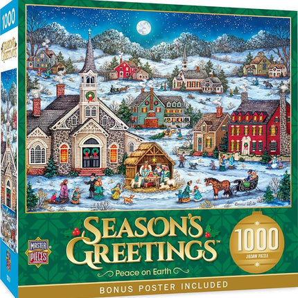 MasterPieces 1000 Piece Christmas Jigsaw Puzzle - 