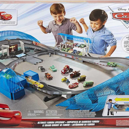 Disney And Pixar Cars Ultimate Florida Speedway Track Set With 1 Car