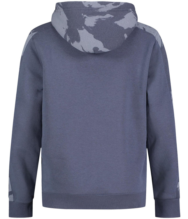 Under Armour Boys' Pullover Hoodie Sweatshirt, Soft & Comfortable Fleece, Outdoor Collection, Gray Micro, S