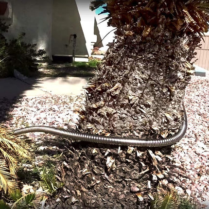 BEAULIFE 304 Stainless Steel Metal Short Garden Hose 3 Feet Flexible, Portable & Lightweight Kink Free Garden Water Outdoor Hose