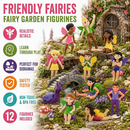 Safari 660404 Super Toobs Friendly Fairies Miniature
