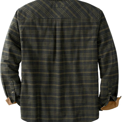 Legendary Whitetails Men's Legendary Flannel Shirt, Army Melange, 4X-Large