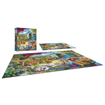 RoseArt - Hobby Haven - Couple in The Garden 1000 Piece Jigsaw Puzzle for Adults