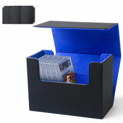 AWESOPAL Premium Graded Card Storage Box, PU Leath
