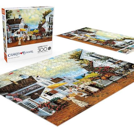 Buffalo Games - Charles Wysocki - Fun Lovin' Silly Folks - Jigsaw Puzzle for Adults - Challenging Puzzle Perfect for Game Nights - Finished Size is 21.25 x 15.00