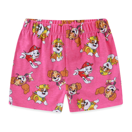 Nickelodeon Paw Patrol 2 Pack Short Sleeves Tee and Shorts Set for Girls, Kid’s Outfit Bundle, Size 3T Light Gray