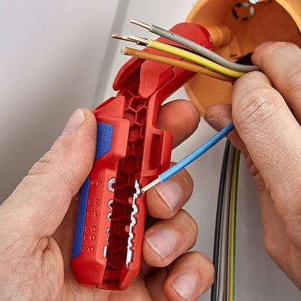 KNIPEX - 16 95 01 SB Tools - Ergostrip, Metric Sizes, Right Handed Version (169501SB)
