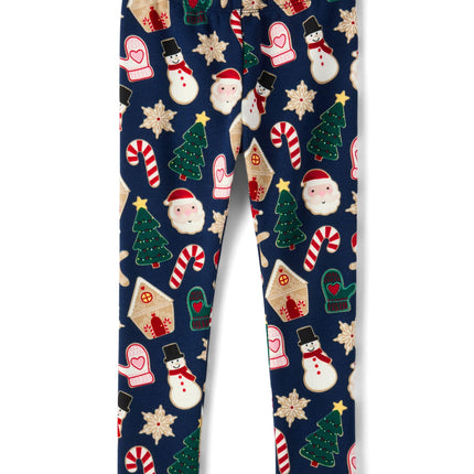 Gymboree Girls' and Toddler All Holiday Leggings, 