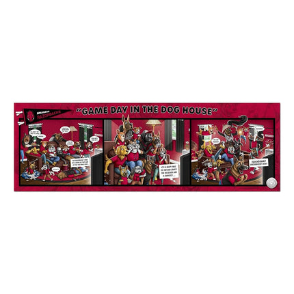 YouTheFan NCAA Arkansas Razorbacks Game Day in The Dog House - 1000pc Puzzle