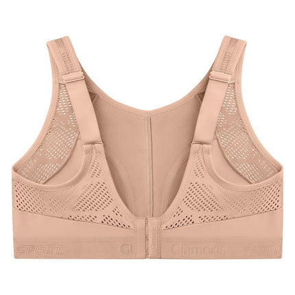 Glamorise No-Sweat Mesh Sports Wirefree Bra 1068 (Women's & Women's Plus)