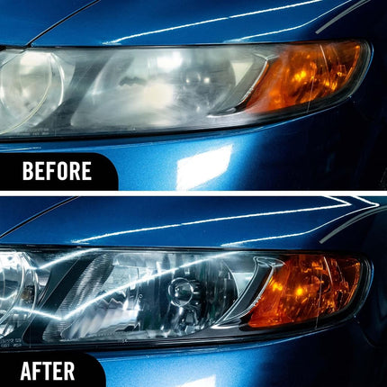 Turtle Wax 53435 Speed Headlight Lens Restorer Kit with Ceramic Acrylic Protection Wipes 2 fl. oz