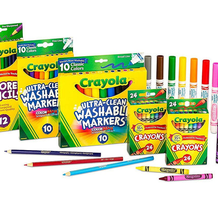 CRAYOLA Core Pack for Back to School - Grades K-2 