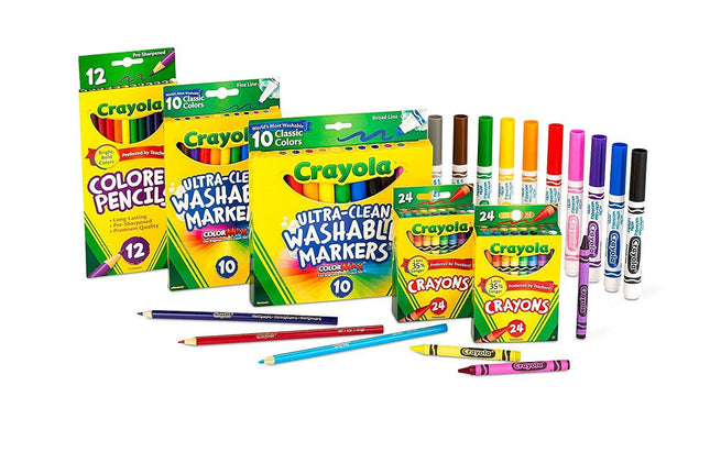 CRAYOLA Core Pack for Back to School - Grades K-2 